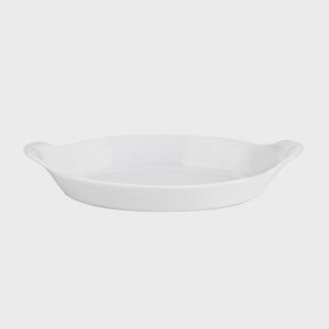 Pillivuyt Oval Earred Baking Dish, 8"x4.5"