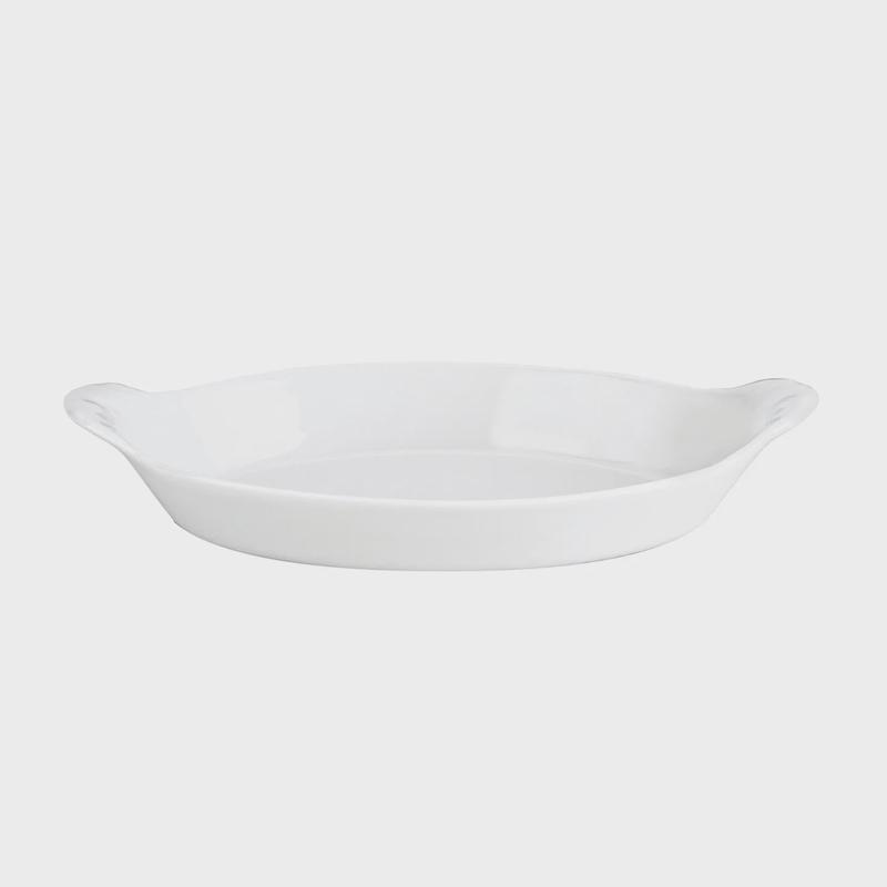 Pillivuyt Oval Earred Baking Dish, 8"x4.5"