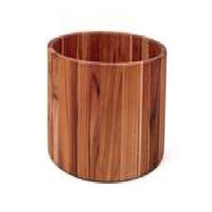 Teak Straight Sided Bowl, 8.7x5.1"