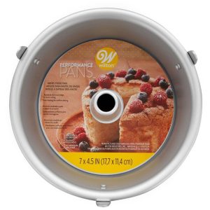 Aluminum Angel Food Cake Pan, 7 x 4.5 in.