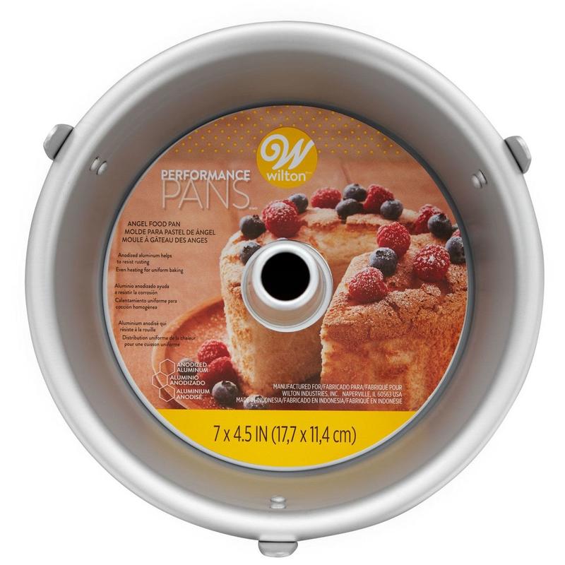 Aluminum Angel Food Cake Pan, 7 x 4.5 in.