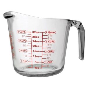 Glass Measuring Cup // 4 Cups