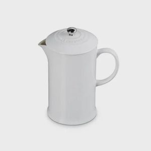 Le Creuset White Stoneware Cafetiere