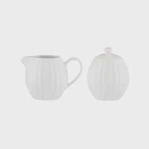 Luxe Milk Jug & Sugar Bowl // White