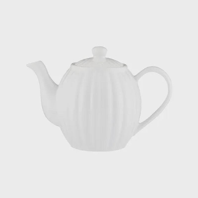 Luxe Teapot White // 6 Cup