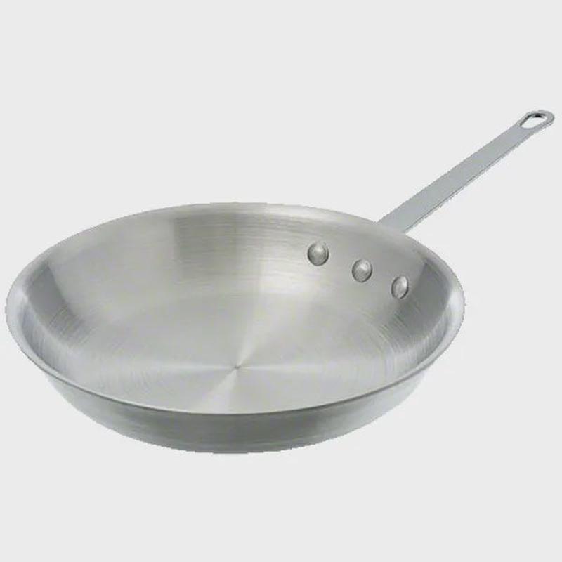 Natural Finish Aluminum Frying Pan, 10"