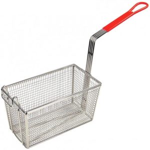 Red Handled Wire Fry Basket