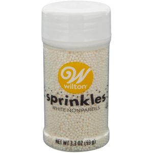 White Nonpareils, 3oz