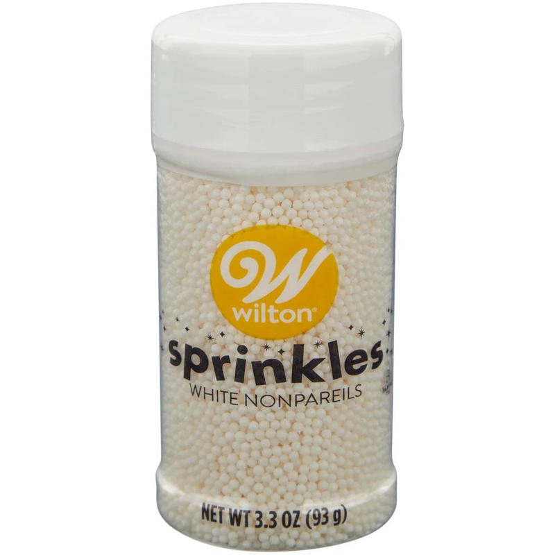 White Nonpareils, 3oz