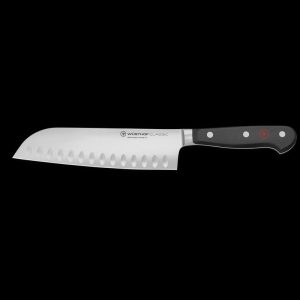 Wusthof Classic Hollow Edge Santoku Knife, 7"