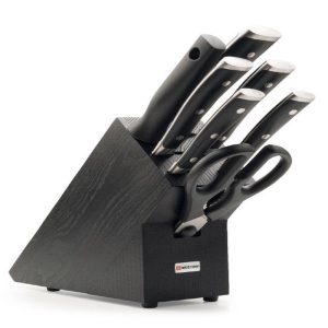 Wusthof Classic Ikon 8-Piece Knife Block Set
