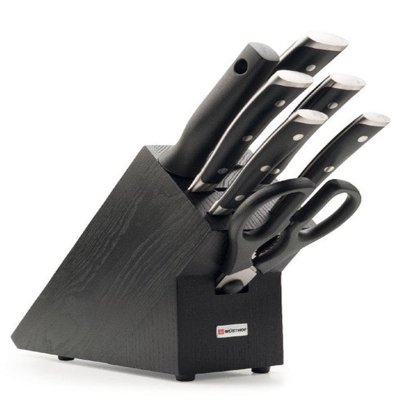 Wusthof Classic Ikon 8-Piece Knife Block Set