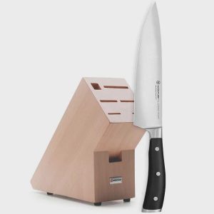 Wusthof Classic Ikon Chef's Knife with Knife Block