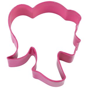 Barbie Head Cookie Cutter (Fuchsia, 3.5)