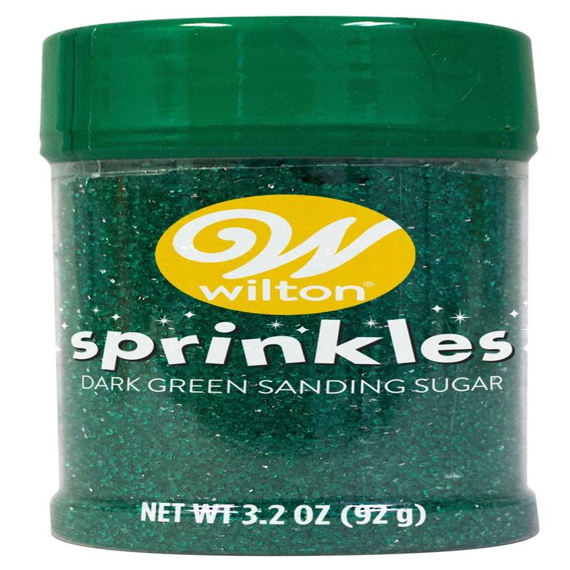 Dark Green Sanding Sugar, 3.2oz