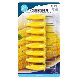 Jumbo Corn Holders | Carded Set of 8