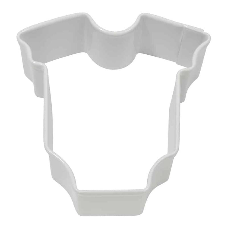 Mini Baby Bodysuit Cookie Cutter (White, 2)