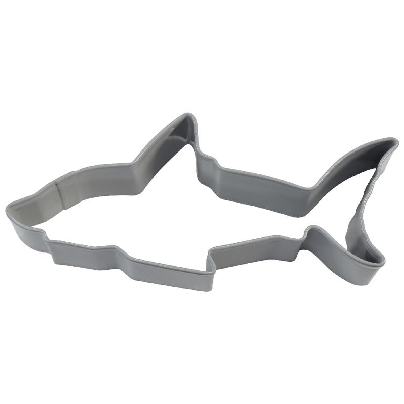 Shark Cookie Cutter (Grey, 4.5)