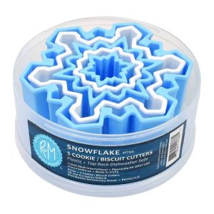 Snowflake Cutters Plastic S/5