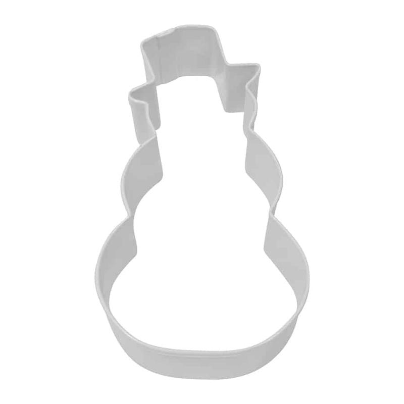 Snowman with Top Hat Cookie Cutter (White, 4)