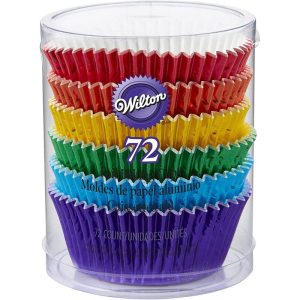 Wilton Foil Assorted Standard Baking Cups // 72 Pack