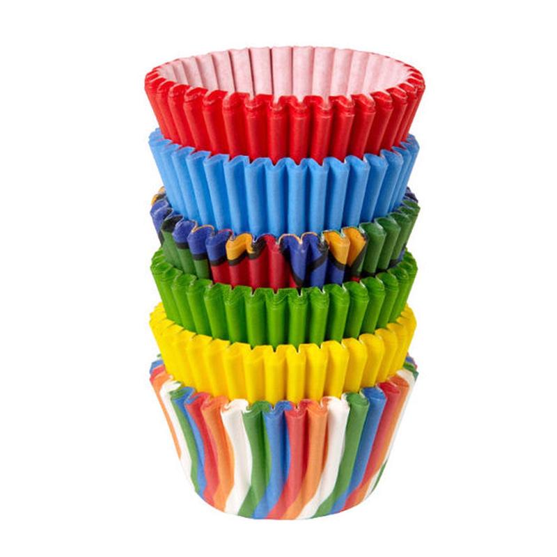 Wilton Mini Primary Multi Colour Baking Cups // 150Pk