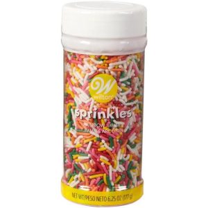 Wilton Rainbow Jimmies, 6.25oz