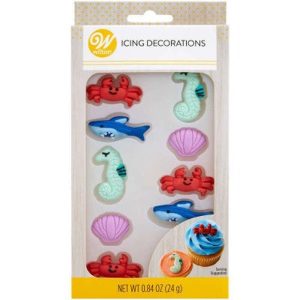 Wilton Sea Life Edible Icing Decorations