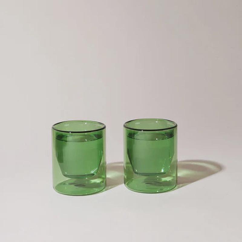 Yield Double Wall Glasses 6oz | Verde