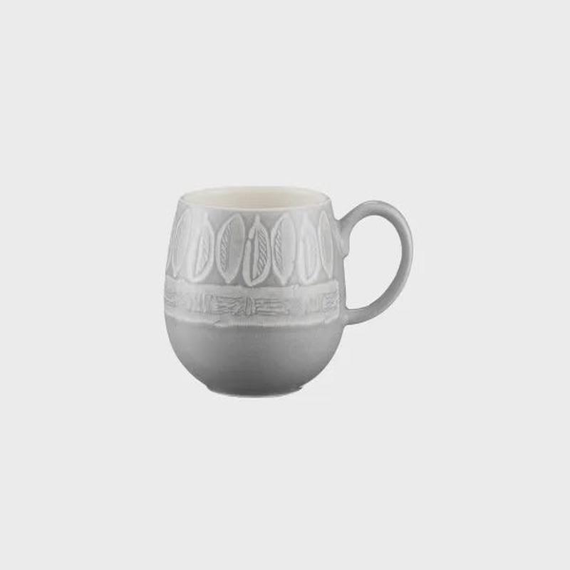 Impressions Grey Leaf Mug 350ml