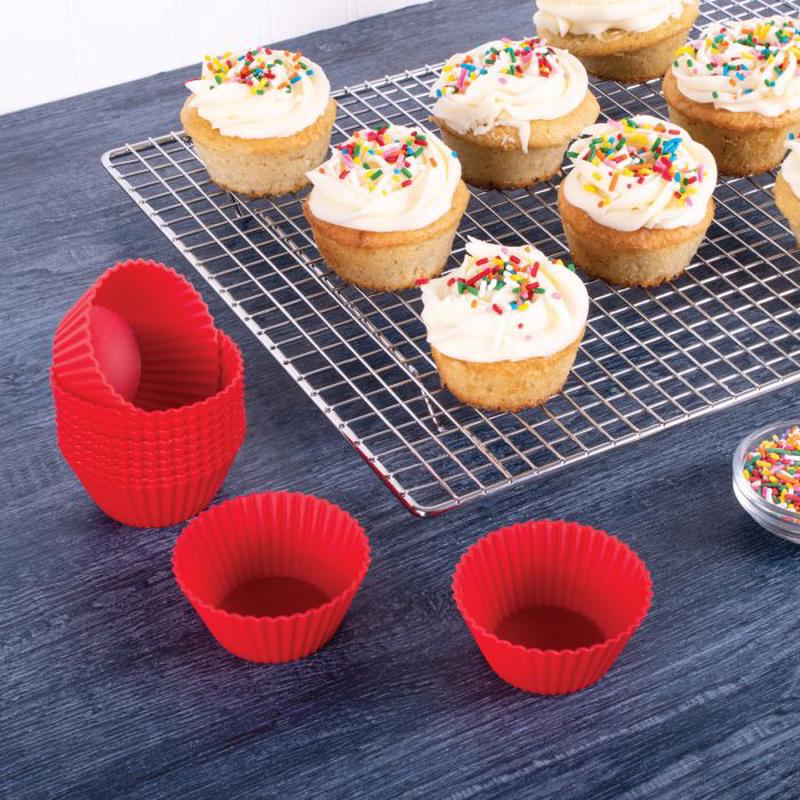 Mrs. Anderson's Baking Silicone Muffin Cups, Set of 12
