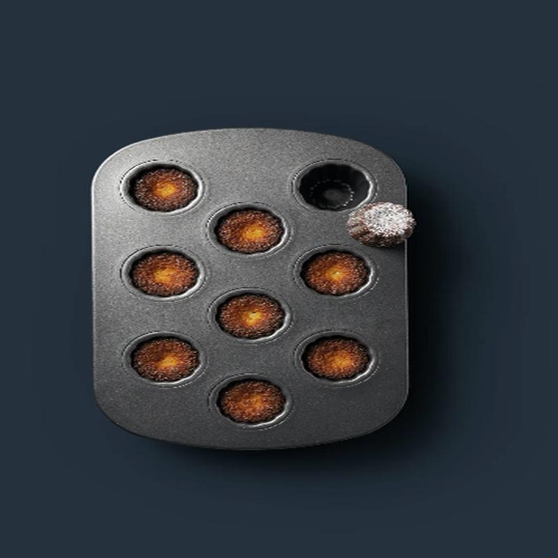 Non-Stick Nine Hole Canels Pan