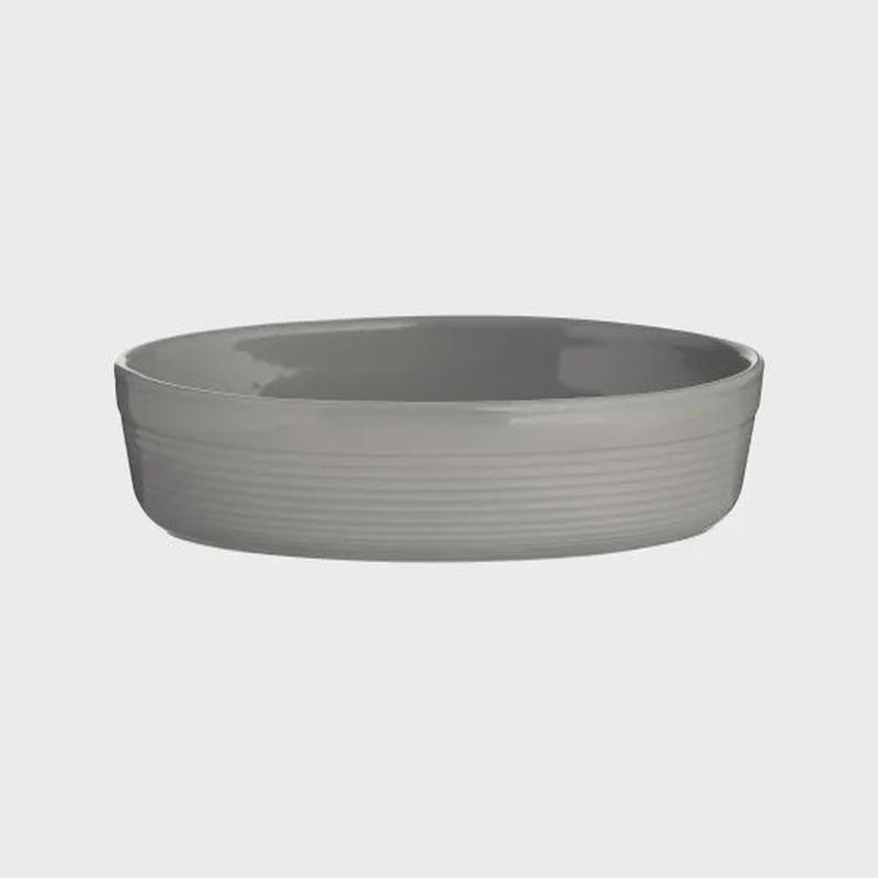 William Mason Grey 28cm Oval Dish