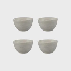 William Mason Set Of 4 Grey Food Prep Bowls
