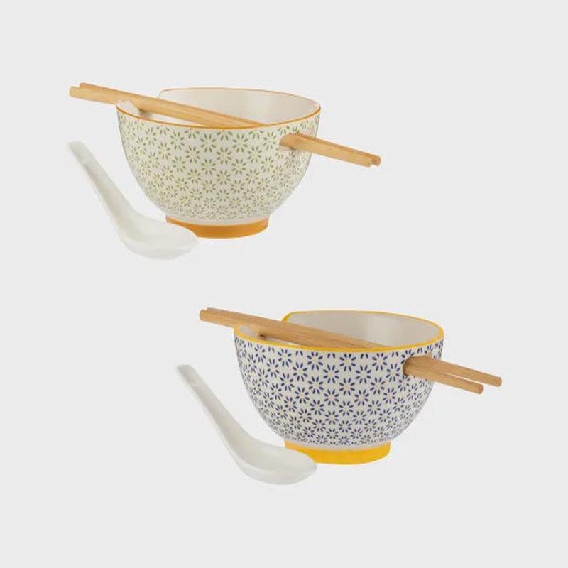 World Foods Set Of 2 Rice & Soup Bowl Set