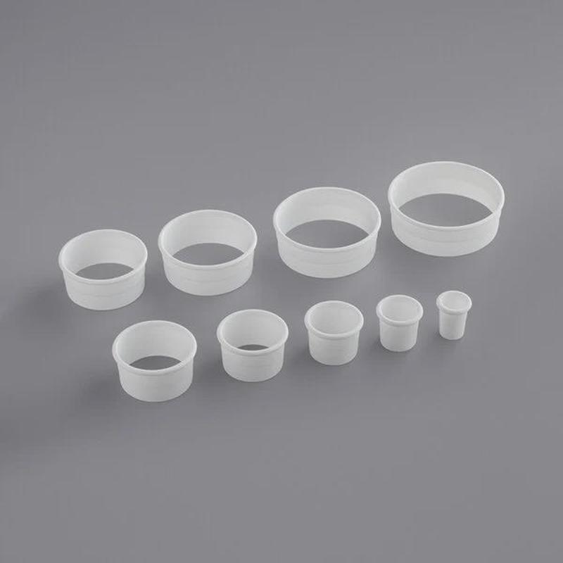 9-Piece Plastic Plain Round Cutter Set