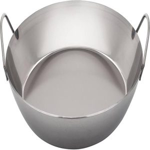 Black Steel Paella Pan 15.75"