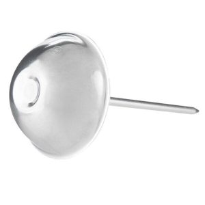 Domed Stainless Steel Flower Nail
