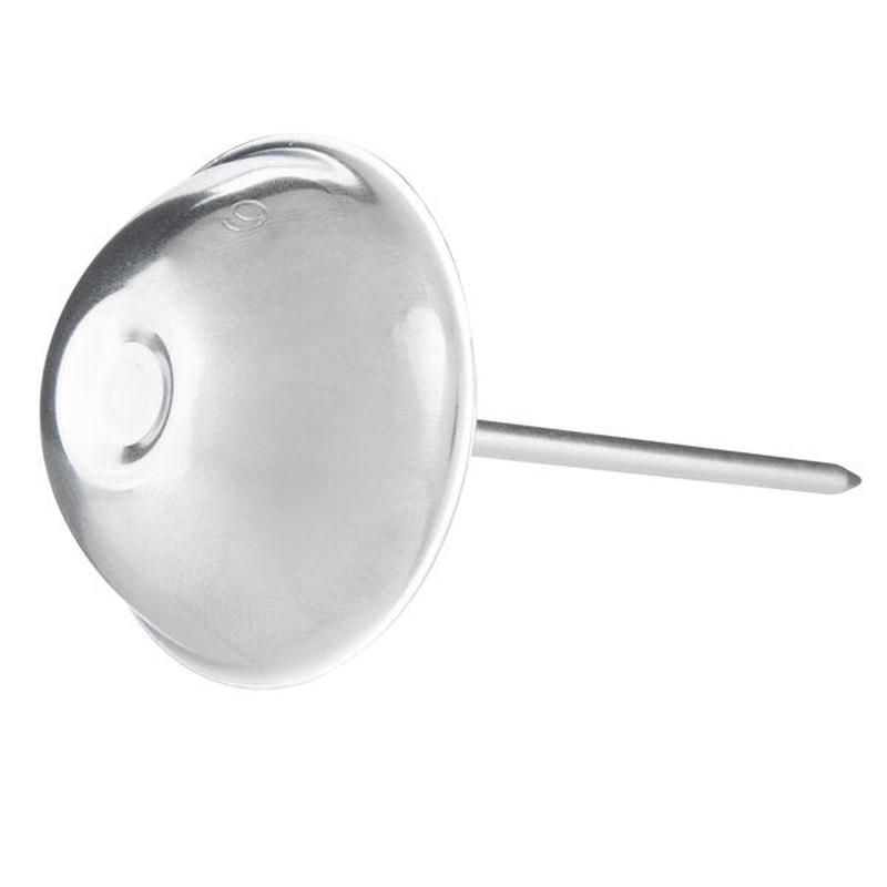 Domed Stainless Steel Flower Nail
