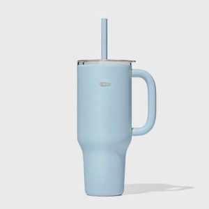 OXO Strive XL Tumbler with Handle  40 oz | Topaz Blue