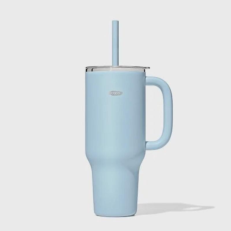 OXO Strive XL Tumbler with Handle  40 oz | Topaz Blue