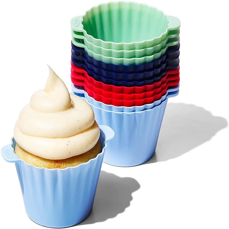 Silicone Baking Cups, Pack of 12