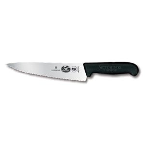 Victorinox Fibrox Handled Serrated Chef's Knife 7.5"