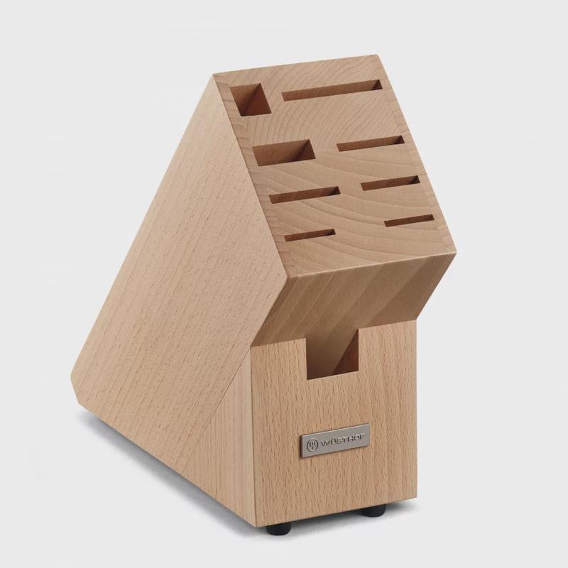 Wusthof 9 Hole Beech Knife Block