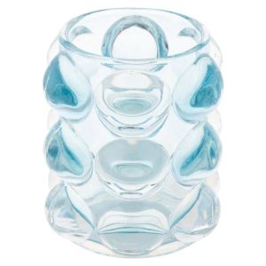 Lucia Hobnail Votive | Blue