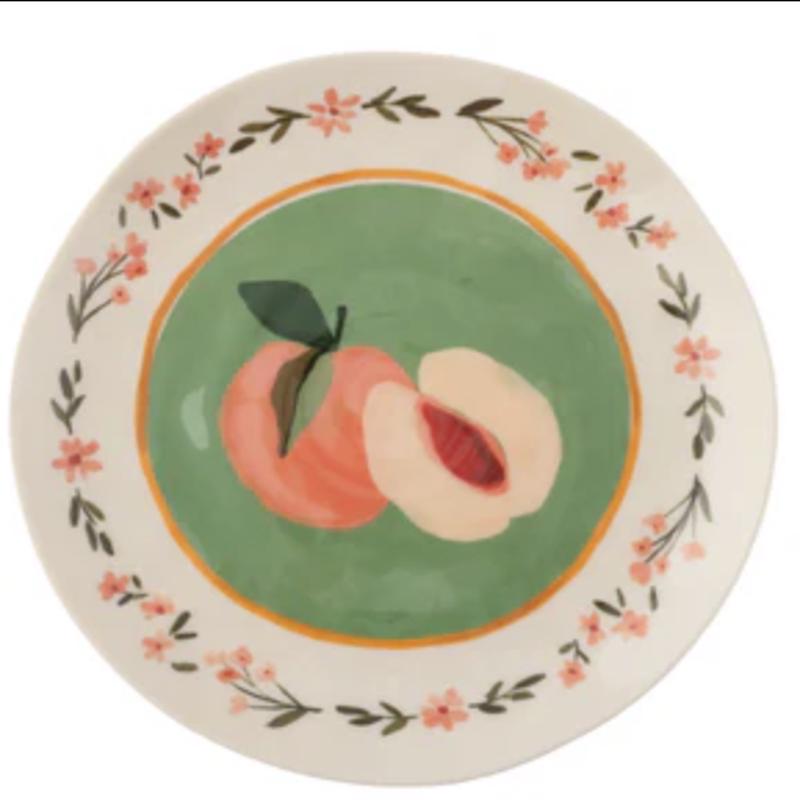 Melamine Salad Plate | Peaches