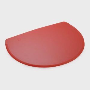 Red Plastic Dough Scraper
