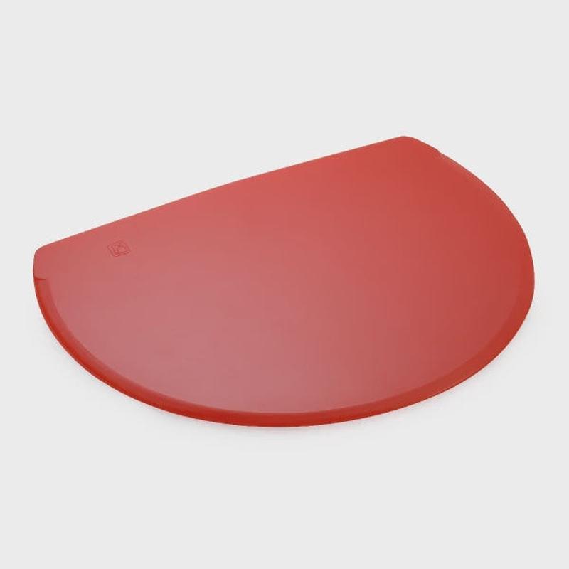 Red Plastic Dough Scraper