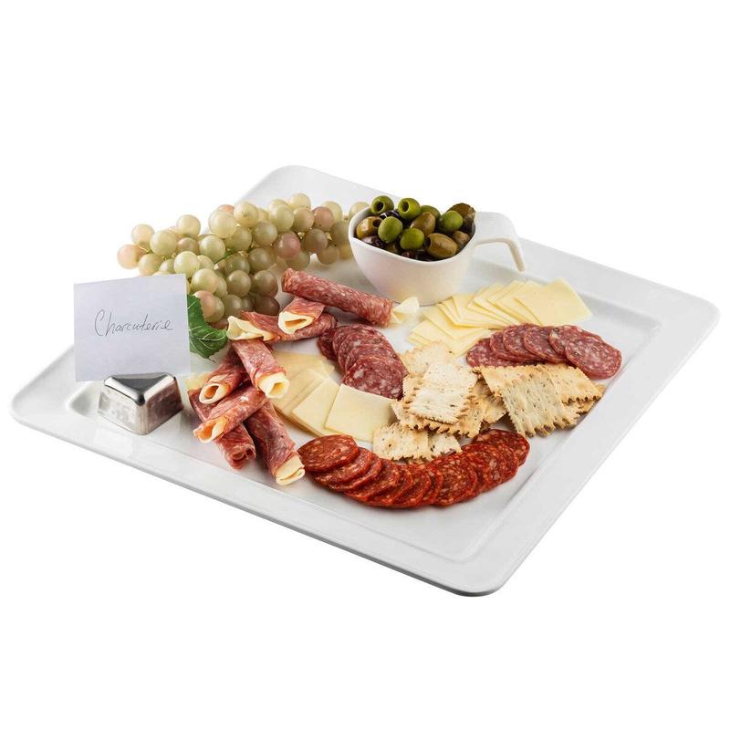 Ridge Collection Large Square Platter