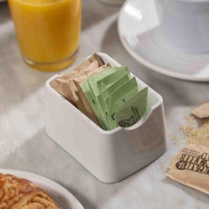 Sierra Collection Sugar Packet Holder, White